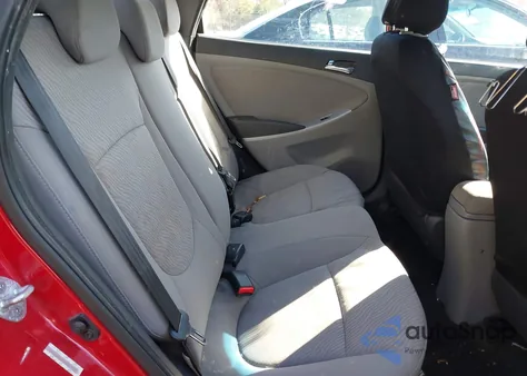 2013 Hyundai Accent Gls z USA, uszkodzony, nr VIN KMHCU4AEXDU341712